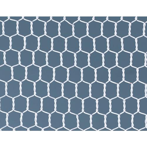 ビニール亀甲金網 線径：0.85mm / 目合い：10mm目 巾：450mm × 長さ：30m 色：...