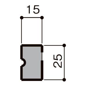 廻り縁 / ファミリー 定尺：4,000mm ■-5002-MBJC 入数：4 リノバ 造作材 LI...