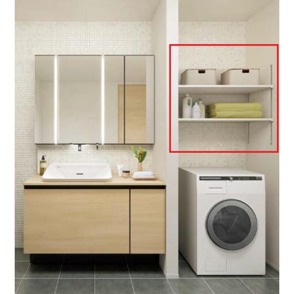 ぴったり棚 洗面所プラン / W：900 × H：1,820 × D：430 LIXIL リクシル ...