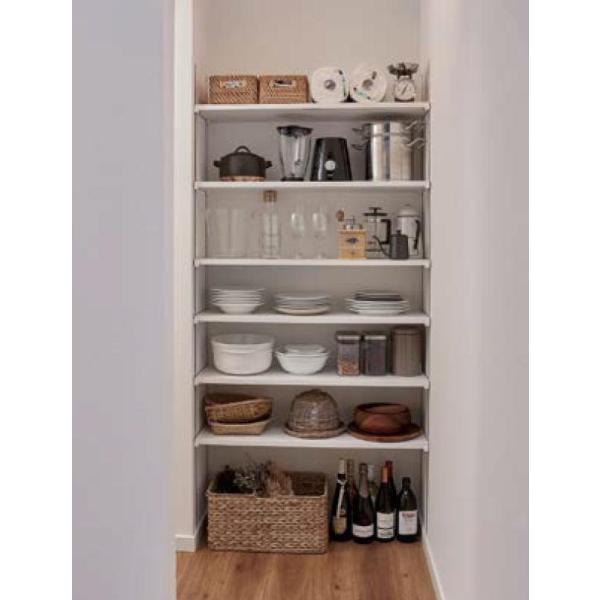 ぴったり棚 ウォークインクローゼットプラン / W：900 × H：1,820 × D：430 LI...