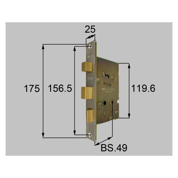 ニュメリカルロック用箱錠　/　1 セット　部品色:シルバー　QDA3　交換用 部品 LIXIL リク...