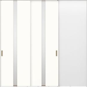 LIXIL（リクシル） ラフィス 上吊方式 片引戸2枚建て / ライン枠 