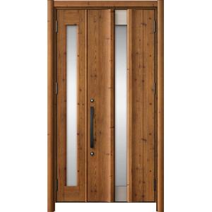 リシェント玄関ドア3 アルミ仕様 / 手動 親子_ランマなし C11N型(木目調) 特注 W：1,0...