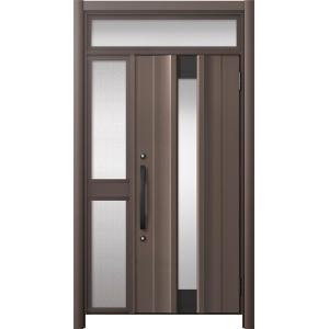 リシェント玄関ドア3 アルミ仕様 / 手動 片袖-中桟付きポストなし_ランマ付き C11N型(アルミ...