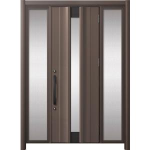 リシェント玄関ドア3 アルミ仕様 / 手動 両袖_ランマなし C11N型(アルミ色) 特注 W：1,...