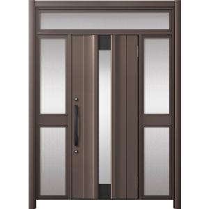 リシェント玄関ドア3 アルミ仕様 / 手動 両袖-中桟付きポストなし_ランマ付き C11N型(アルミ...