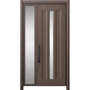 リシェント玄関ドア3 アルミ仕様 / 手動 片袖_ランマなし C12N型(アルミ色) 特注 W：91...