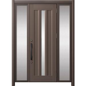 リシェント玄関ドア3 アルミ仕様 / 手動 両袖_ランマなし C12N型(アルミ色) 特注 W：1,...