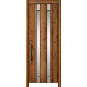 リシェント玄関ドア3 アルミ仕様 / 手動 片開き_ランマなし C14N型(木目調) 特注 W：76...