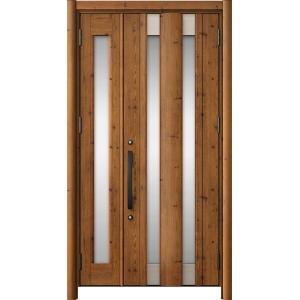 リシェント玄関ドア3 アルミ仕様 / 手動 親子_ランマなし C14N型(木目調) 特注 W：1,0...