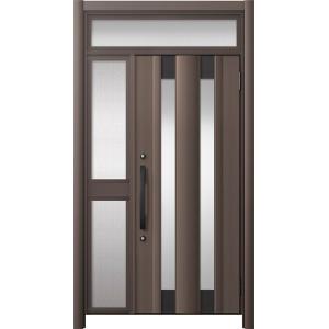 リシェント玄関ドア3 アルミ仕様 / 手動 片袖-中桟付きポストなし_ランマ付き C14N型(アルミ...