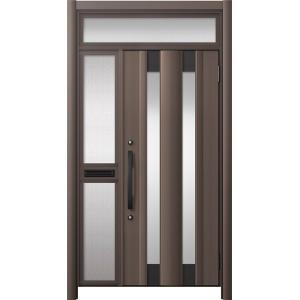 リシェント玄関ドア3 アルミ仕様 / 手動 片袖-中桟付きポスト付き_ランマ付き C14N型(アルミ...