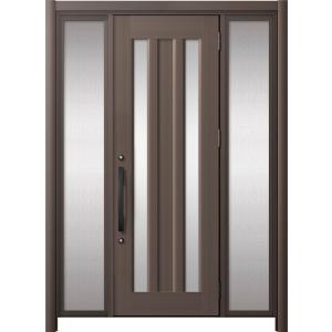リシェント玄関ドア3 アルミ仕様 / 手動 両袖_ランマなし C16N型(アルミ色) 特注 W：1,...