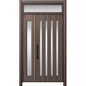 リシェント玄関ドア3 アルミ仕様 / 手動 親子_ランマ付き C17N型(アルミ色) 特注 W：1,...