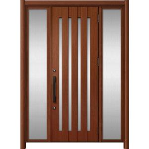 リシェント玄関ドア3 アルミ仕様 / 手動 両袖_ランマなし C17N型(木目調) 特注 W：1,0...