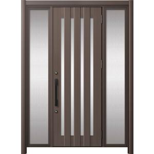 リシェント玄関ドア3 アルミ仕様 / 手動 両袖_ランマなし C17N型(アルミ色) 特注 W：1,...