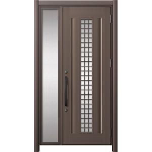 リシェント玄関ドア3 アルミ仕様 / 手動 片袖_ランマなし C20N型(アルミ色) 特注 W：89...