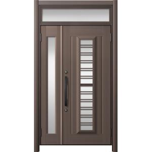 リシェント玄関ドア3 アルミ仕様 / 手動 親子_ランマ付き C83N型(アルミ色) 特注 W：1,...