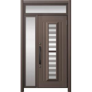 リシェント玄関ドア3 アルミ仕様 / 手動 片袖_ランマ付き C83N型(アルミ色) 特注 W：90...