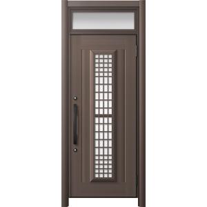 リシェント玄関ドア3 アルミ仕様 / 手動 片開き_ランマ付き C84N型(アルミ色) 特注 W：7...