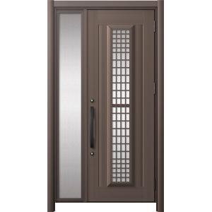 リシェント玄関ドア3 アルミ仕様 / 手動 片袖_ランマなし C84N型(アルミ色) 特注 W：90...