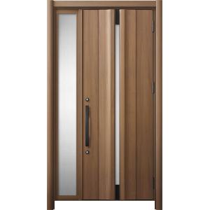 リシェント 玄関ドア3 断熱仕様 / 非防火 K2 G13型 木目調 片袖 特注サイズ W：922〜...