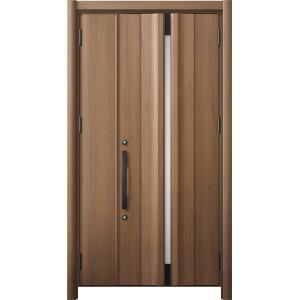 リシェント 玄関ドア3 断熱仕様 / 非防火 K4 G13型 木目調 親子ドア 特注サイズ W：97...