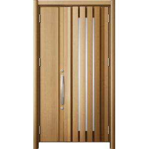 リシェント 玄関ドア3 断熱仕様 / 非防火 K2 G14型 木目調 親子ドア 特注サイズ W：1,...