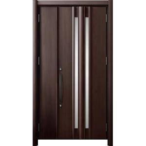 リシェント 玄関ドア3 断熱仕様 / 非防火 K4 G15型 木目調 親子ドア 特注サイズ W：92...