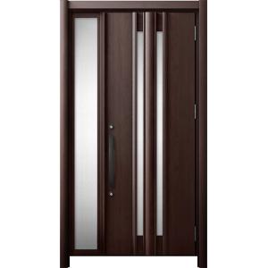 リシェント 玄関ドア3 断熱仕様 / 非防火 K4 G15型 木目調 片袖 特注サイズ W：872〜...