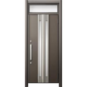 リシェント 玄関ドア3 断熱仕様 / 非防火 K4 G77型 木目調 片開きランマ付 特注サイズ W...