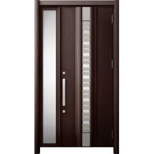 リシェント 玄関ドア3 断熱仕様 / 非防火 K4 G82型 木目調 片袖 特注サイズ W：972〜...