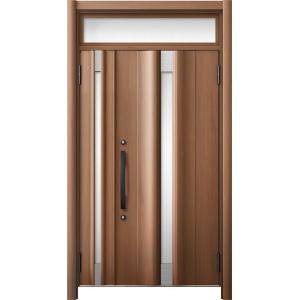 リシェント 玄関ドア3 高断熱仕様 / 非防火 12N型 木目調 親子ランマ付き 特注サイズ W：1...