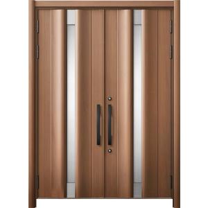 リシェント 玄関ドア3 高断熱仕様 / 非防火 12N型 木目調 両開き 特注サイズ W：1,586...