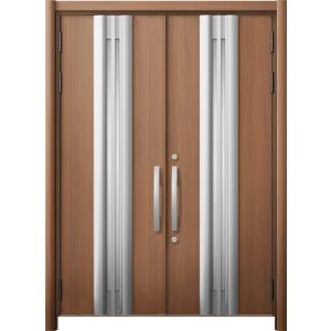 リシェント 玄関ドア3 高断熱仕様 / 非防火 13N型 木目調 両開き 特注サイズ W：1,470...
