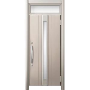 リシェント 玄関ドア3 高断熱仕様 / 非防火 14N型 アルミ色 片開きランマ付き 特注サイズ W...