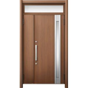 リシェント 玄関ドア3 高断熱仕様 / 非防火 15N型 木目調 親子ランマ付き 特注サイズ W：1...