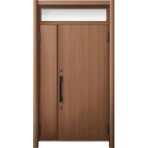リシェント 玄関ドア3 高断熱仕様 / 非防火 17N型 木目調 親子ランマ付き 特注サイズ W：1...