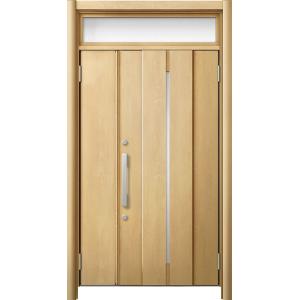 リシェント 玄関ドア3 断熱仕様 / 非防火 K2 M12型 木目調 親子ランマ付 特注サイズ W：...