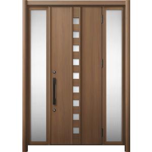 リシェント 玄関ドア3 断熱仕様 / 非防火 K4 M28型 アルミ色 両袖 特注サイズ W：1,0...