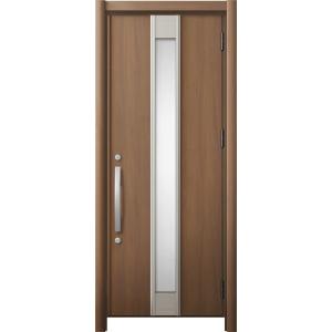 リシェント 玄関ドア3 断熱仕様 / 非防火 K2 M77型 アルミ色 片開き 特注サイズ W：71...