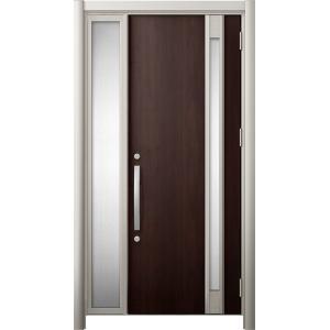 リシェント 玄関ドア3 断熱仕様 / 非防火 K2 M78型 木目調  片袖 特注サイズ  W：87...