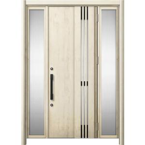 リシェント 玄関ドア3 断熱仕様 / 非防火 K2 M83型 木目調  両袖 特注サイズ  W：1,...