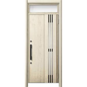 リシェント 玄関ドア3 断熱仕様 / 非防火 K4 M83型 木目調  片開きランマ付 特注サイズ ...