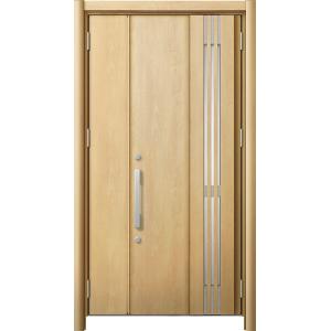 リシェント 玄関ドア3 断熱仕様 / 非防火 K4 M83型 木目調  親子ドア 特注サイズ  W：...