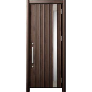 リシェント 玄関ドア3 断熱仕様 / 非防火 K2 P77型 木目調  片開き 特注サイズ  W：7...