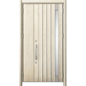 リシェント 玄関ドア3 断熱仕様 / 非防火 K4 P77型 木目調  親子ドア 特注サイズ  W：...