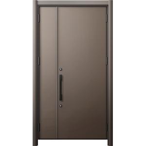 リシェント 玄関ドア3 防火 K2仕様 M17型 アルミ色 親子 / 子扉採光なし 特注サイズ W：...