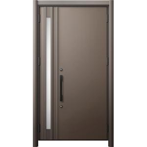 リシェント 玄関ドア3 防火 K4仕様 M17型 アルミ色 親子 / 子扉採光あり 特注サイズ W：...