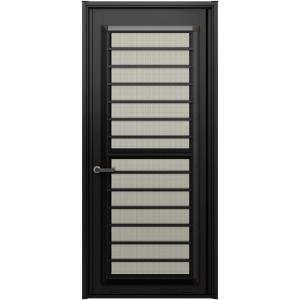 リシェント勝手口ドア ランマなし 高断熱・四方額縁 / 採風タイプ HA型(横格子) W：524〜9...